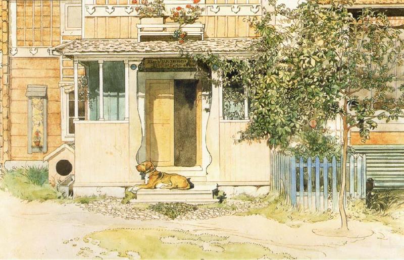 The Veranda, Carl Larsson